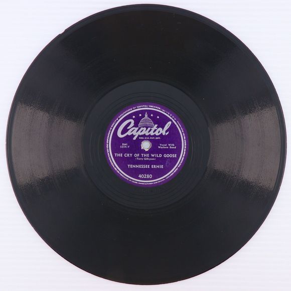 Tennessee Ernie - Cry Of The Wild Goose/Donkey Serenade 1950 78rpm Record 40280 - Picture 2 of 16